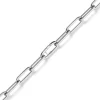 12mm Paper Clip Weit-Anker Kette Collier Halskette aus 585 Gold Weißgold 50cm