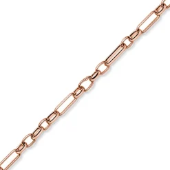 11mm Phantasie Armband Armkette Armschmuck aus 585 Gold Rotgold 22cm