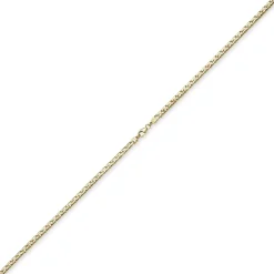 4mm Phantasiearmband Armkette Armschmuck, 585 Gold Gelbgold, glänzend, 21cm