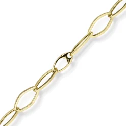 12mm Phantasie Armband Armkette aus 585 Gold Gelbgold glänzend 21cm