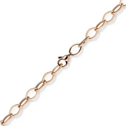 7mm Phantasie Armband Armkette aus 585 Gold Rotgold glänzend 21cm