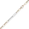 5mm Phantasie Armband Armkette aus 585 Gold Weißgold Rotgold vierkant 19cm