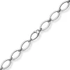12,5mm Phantasie-Armband ovale Kettenglieder Armkette 585 Gold Weißgold 19cm