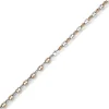 6,5mm Phantasiekette Collier Halskette 585 Gold Weißgold & Rotgold bicolor 50cm