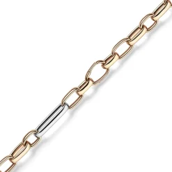 13mm Phantasie Kette Collier Halsschmuck aus 585 Gold Weißgold Rotgold 60cm