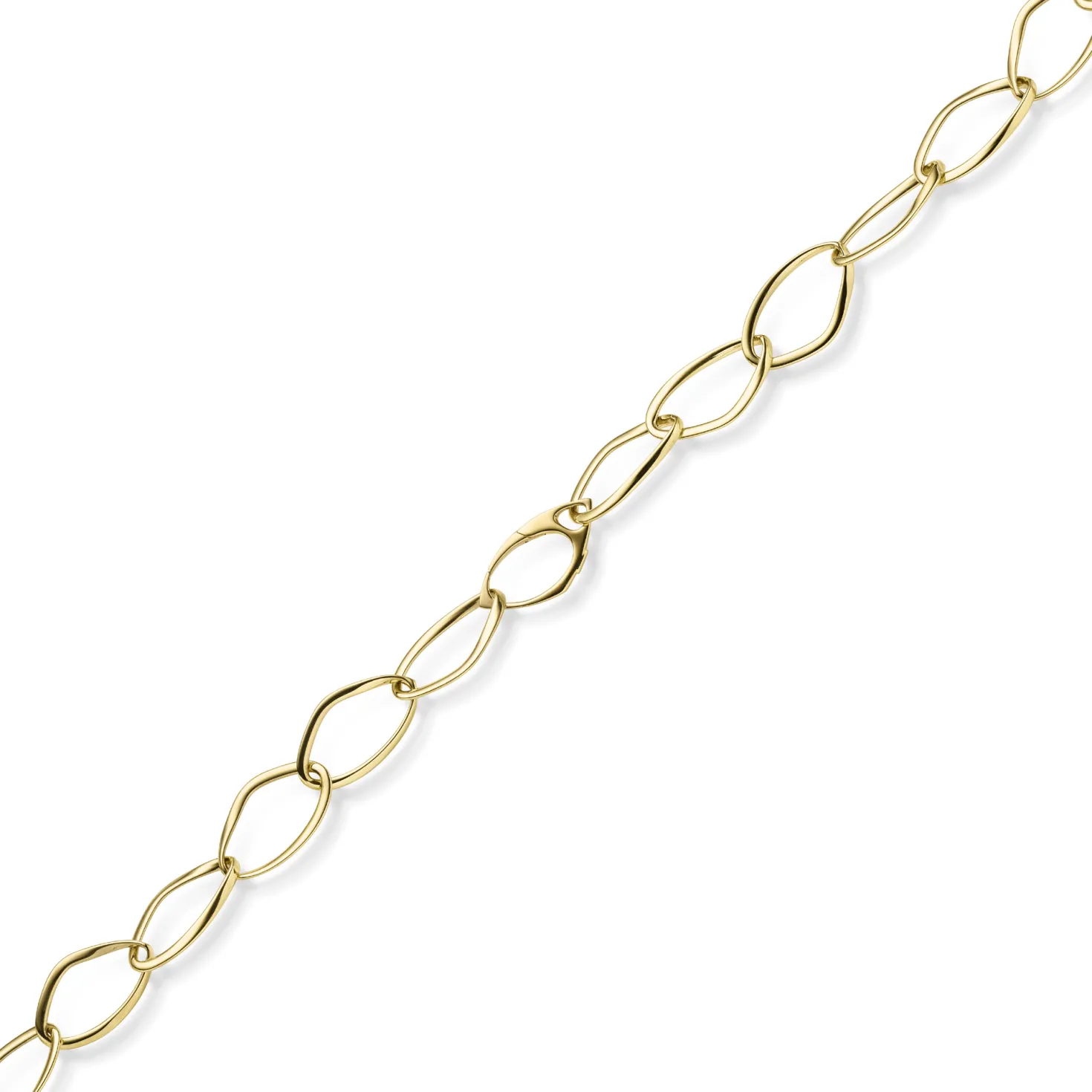 16,5mm Phantasie-Kette Halskette Collier aus 585 Gold Gelbgold 60cm