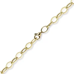 7mm Phantasie-Kette Halskette Collier aus 585 Gold Gelbgold glänzend 50cm