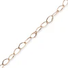 16,5mm Phantasie-Kette Halskette Collier aus 585 Gold Rotgold 60cm