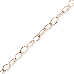 16,5mm Phantasie-Kette Halskette Collier aus 585 Gold Rotgold 60cm