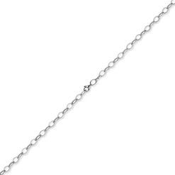 7mm Phantasie-Kette Halskette Collier aus 585 Gold Weißgold glänzend 45cm