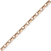13mm Phantasie-Kette ovale Ketteglieder abgeflacht 585 Gold Rotgold 60cm