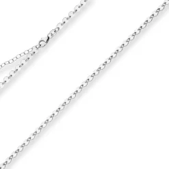 4mm Plattenkette Silberkette Collier Halskette aus 925 Silber 36cm