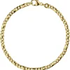 3,2mm Rockwellarmband Armkette Armband X-Panzerkette 333 Gold Gelbgold 18,5cm