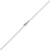 1,5mm Rund-Ankerkette aus 585 Gold Weißgold Kette Collier Halskette, 42cm