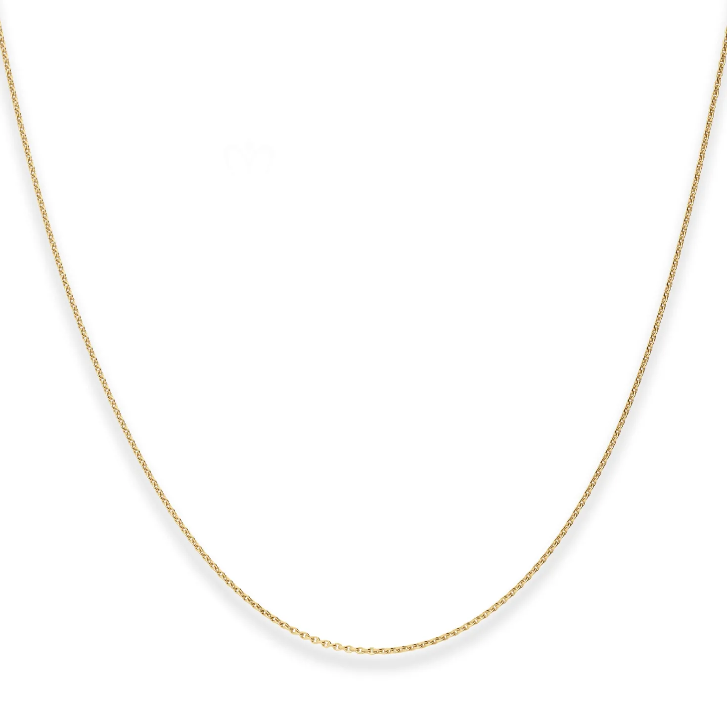 1,1mm Rund-Ankerkette Collier Halskette aus 333 Gold Gelbgold 36cm