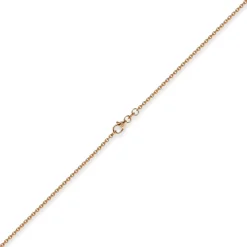 1,9mm Rund-Ankerkette Echt Gold 585 Rotgold Kette Collier Halskette 55cm