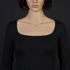 1,9mm Rund-Ankerkette 585 Gold Gelbgold Kette Collier Halskette 42cm