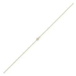 1,1mm Rund-Ankerkette 750 Gold Gelbgold Kette Collier Halskette, 70cm