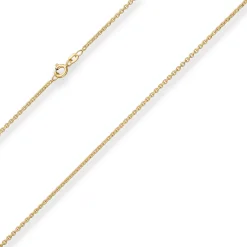2mm Rund-Ankerkette Goldkette Collier Halskette aus 375 Gold Gelbgold 42cm