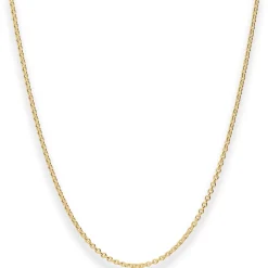 2mm Rund-Ankerkette Goldkette Collier Halskette aus 375 Gold Gelbgold 42cm