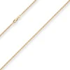 2,4mm Rund-Ankerkette Goldkette Collier Halskette aus 333 Gold Gelbgold 45cm