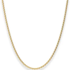 2,4mm Rund-Ankerkette Goldkette Collier Halskette aus 333 Gold Gelbgold 50cm