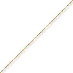 1,3mm Rund-Ankerkette Goldkette Collier Halskette aus 585 Gold Gelbgold 50cm
