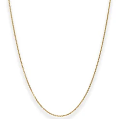 1,3mm Rund-Ankerkette Goldkette Collier Halskette aus 585 Gold Gelbgold 36cm