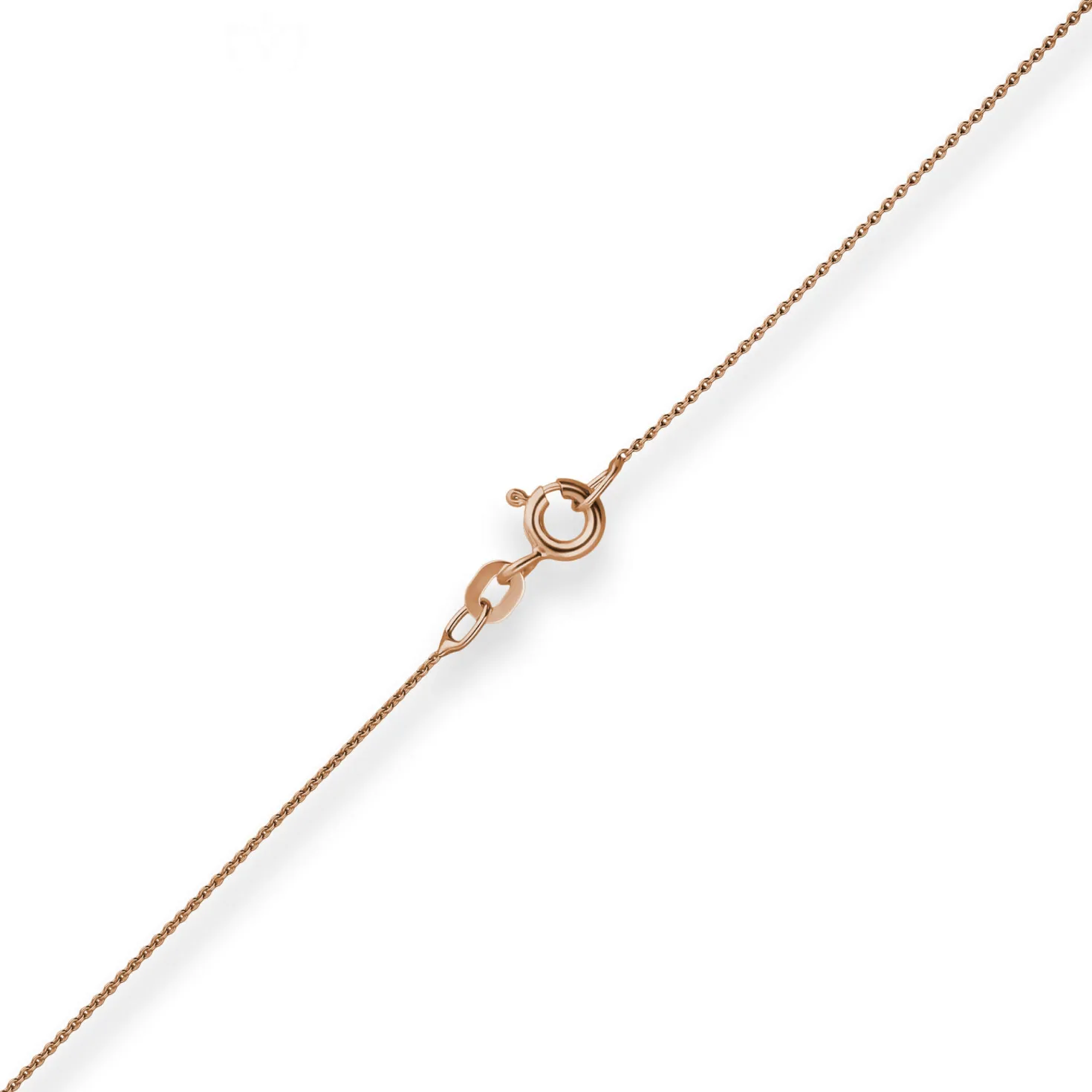 0,8mm Rund-Ankerkette Goldkette Collier Halskette aus 585 Gold Rotgold 42cm