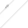 0,8mm Rund-Ankerkette Goldkette Collier Halskette aus 585 Gold Weißgold 40cm