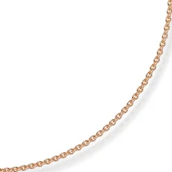 1,9mm Rund-Ankerkette 750 Gold Rotgold Kette Collier Halskette, 70cm