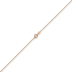 1,1mm Rund-Ankerkette 750 Gold Rotgold Kette Collier Halskette, 55cm