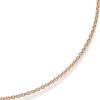 1,9mm Rund-Ankerkette 750 Gold Rotgold Kette Collier Halskette, 45cm