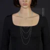 1,1mm Rund-Ankerkette 585 Gold Weißgold Kette Collier Halskette, 55cm