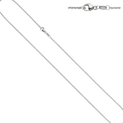 1,3mm Rundankerkette Halskette Kette Platinkette Halsschmuck aus 950 Platin 42cm