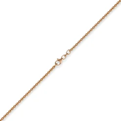 2,3mm Rundankerkette Kette Collier, 750 Gold Rotgold, Goldkette, 40cm