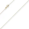0,8mm Rund-Ankerkette Kette Collier Halskette aus 750 Gold Gelbgold 45cm