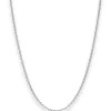 1,5mm Rund-Ankerkette Kette Collier Halskette aus 925 Silber rhodiniert 45cm