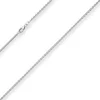 2,4mm Rund-Ankerkette Kette Collier Halskette aus 925 Silber rhodiniert 50cm