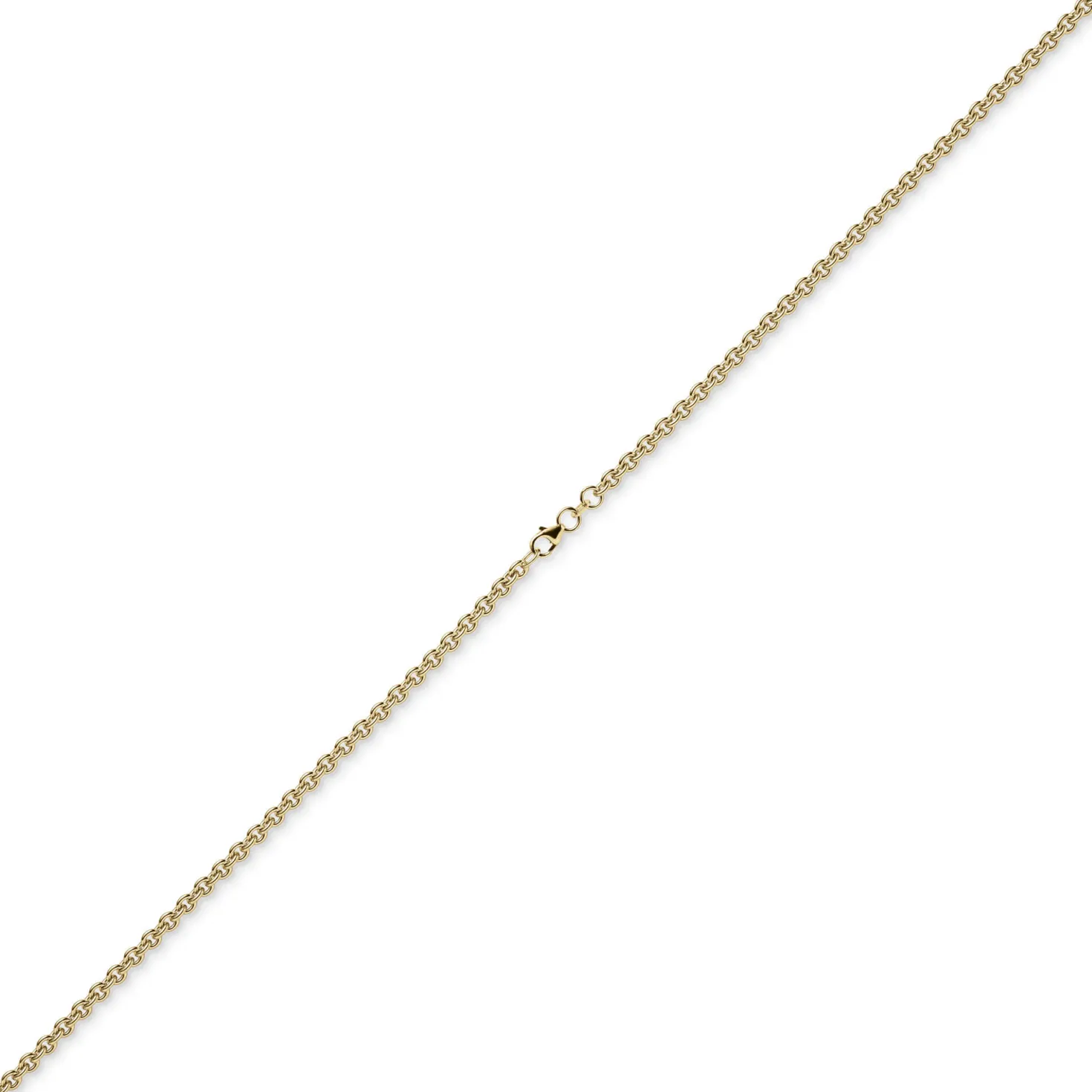 4mm Rund-Ankerkette Kette Collier Halskette 585 Gold Gelbgold 55cm Halsschmuck
