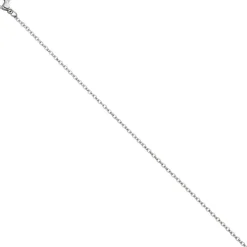 2mm Rundankerkette Kette Halskette Collier aus Edelstahl in Silberfarbe 46cm