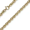 10mm Rund-Ankerkette Ringelkette Halsschmuck Collier aus 585 Gold Gelbgold 45cm