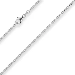2,8mm Rund-Ankerkette Silberkette Collier Halskette aus 925 Silber 45cm