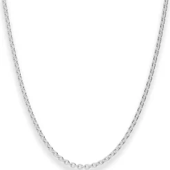 2,8mm Rund-Ankerkette Silberkette Collier Halskette aus 925 Silber 45cm