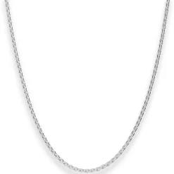 2,4mm Rund-Ankerkette Silberkette Collier Halskette aus 925 Silber 50cm