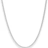 2,4mm Rund-Ankerkette Silberkette Collier Halskette aus 925 Silber 38cm