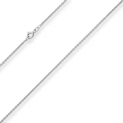 2mm Rund-Ankerkette Silberkette Collier Halskette aus 925 Silber rhodiniert 70cm