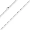 3,4mm Schiffsankerkette Silberkette Collier Halskette aus 925 Silber 45cm