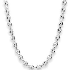 6,4mm Schiffsankerkette Silberkette Collier Halskette aus 925 Silber 50cm