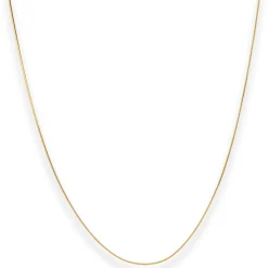 0,7mm Schlangenkette diamantiert Collier Halskette aus 585 Gold Gelbgold 45cm